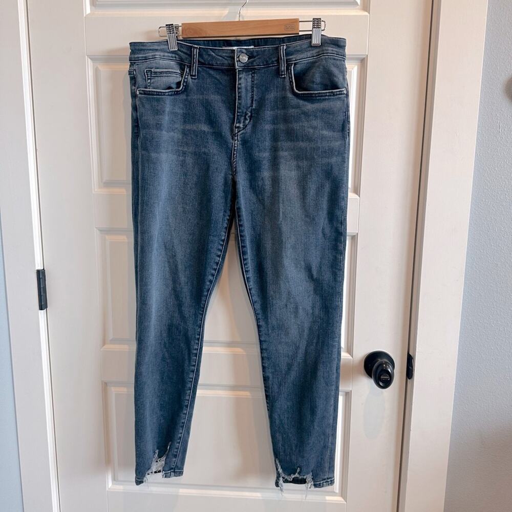 Sam Edelman 33 The Kitten Mid Rise Skinny Ankle Jeans Denim Stretch Pants